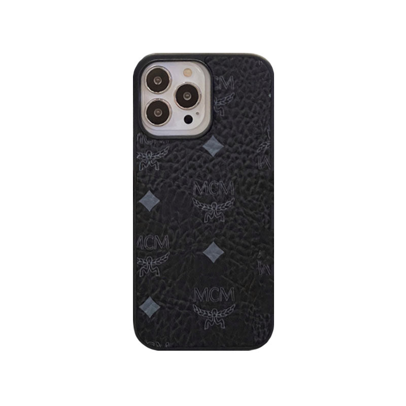 Funda para iPhone MCM negra-MCK240603