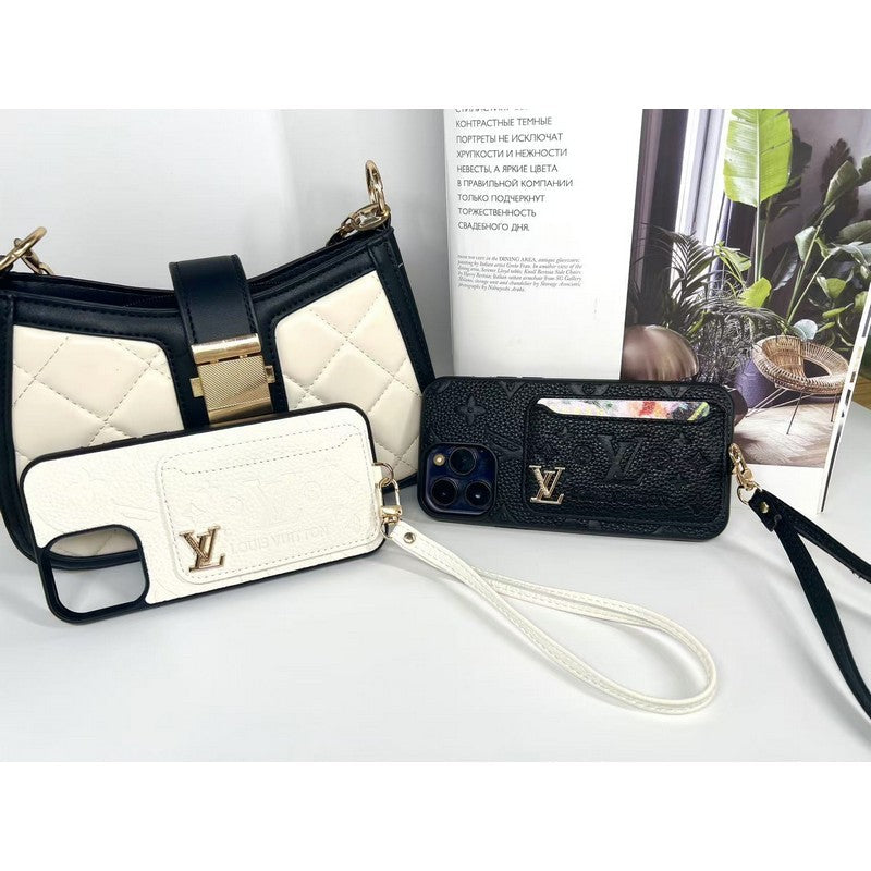 Bolso de tarjeta Lou Four Colors Funda y vinilo para iPhone