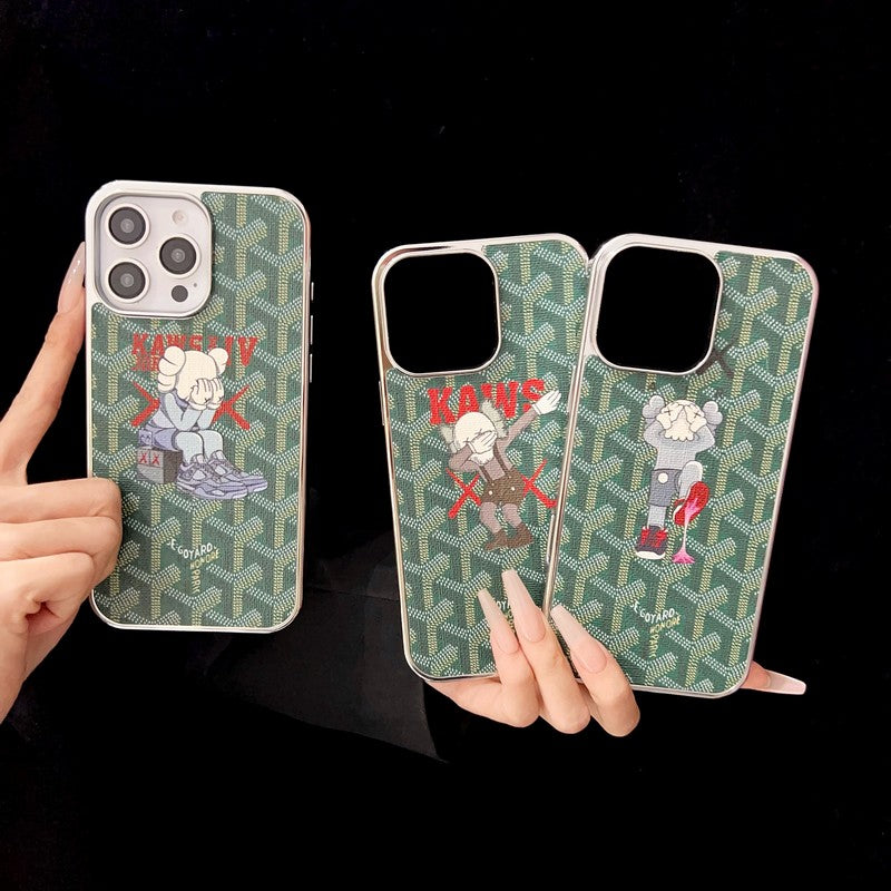 고야 x 카우 화이트 골드 아이폰 케이스