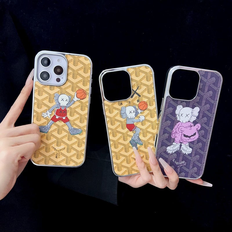 고야 x 카우 화이트 골드 아이폰 케이스