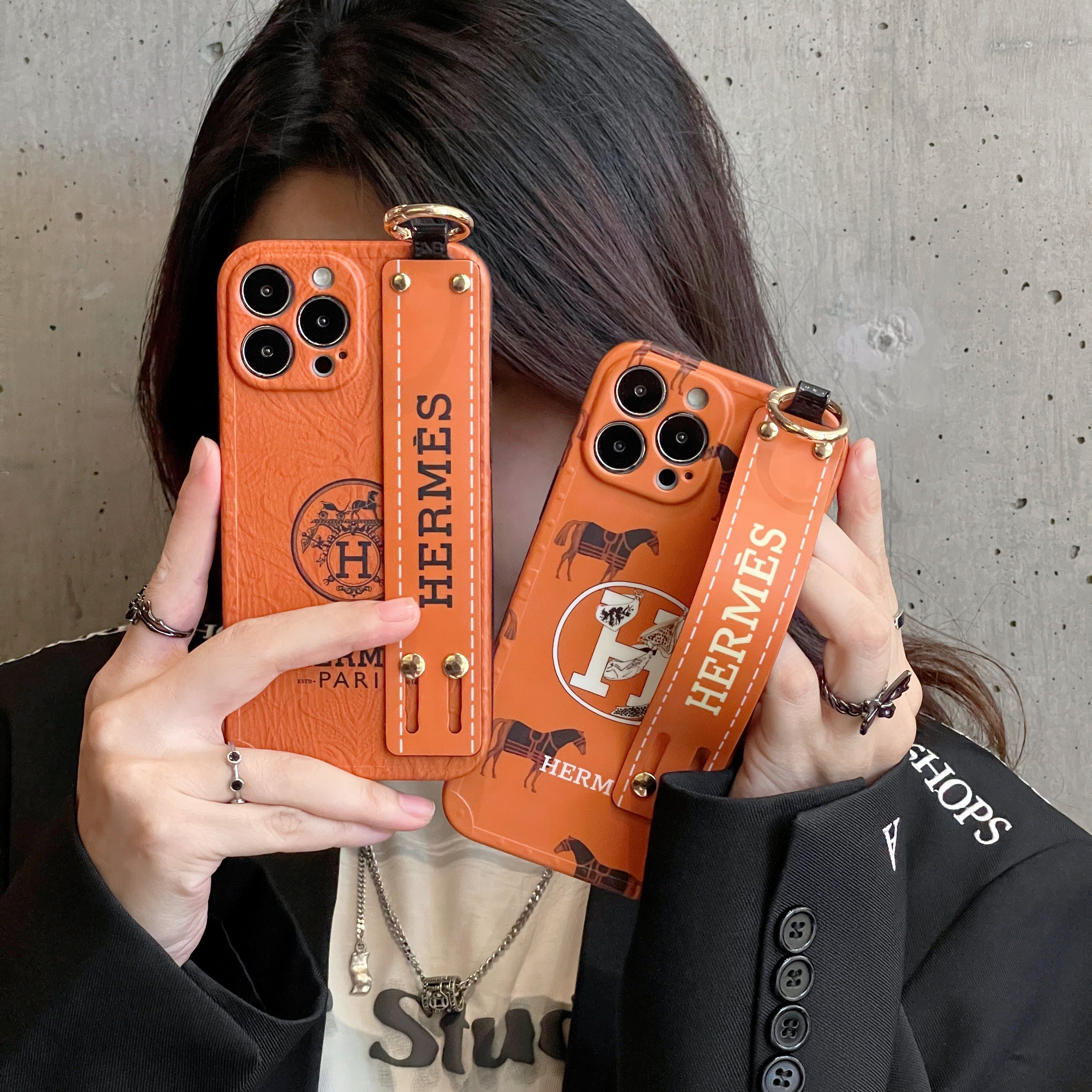 H 손목밴드 아이폰 케이스