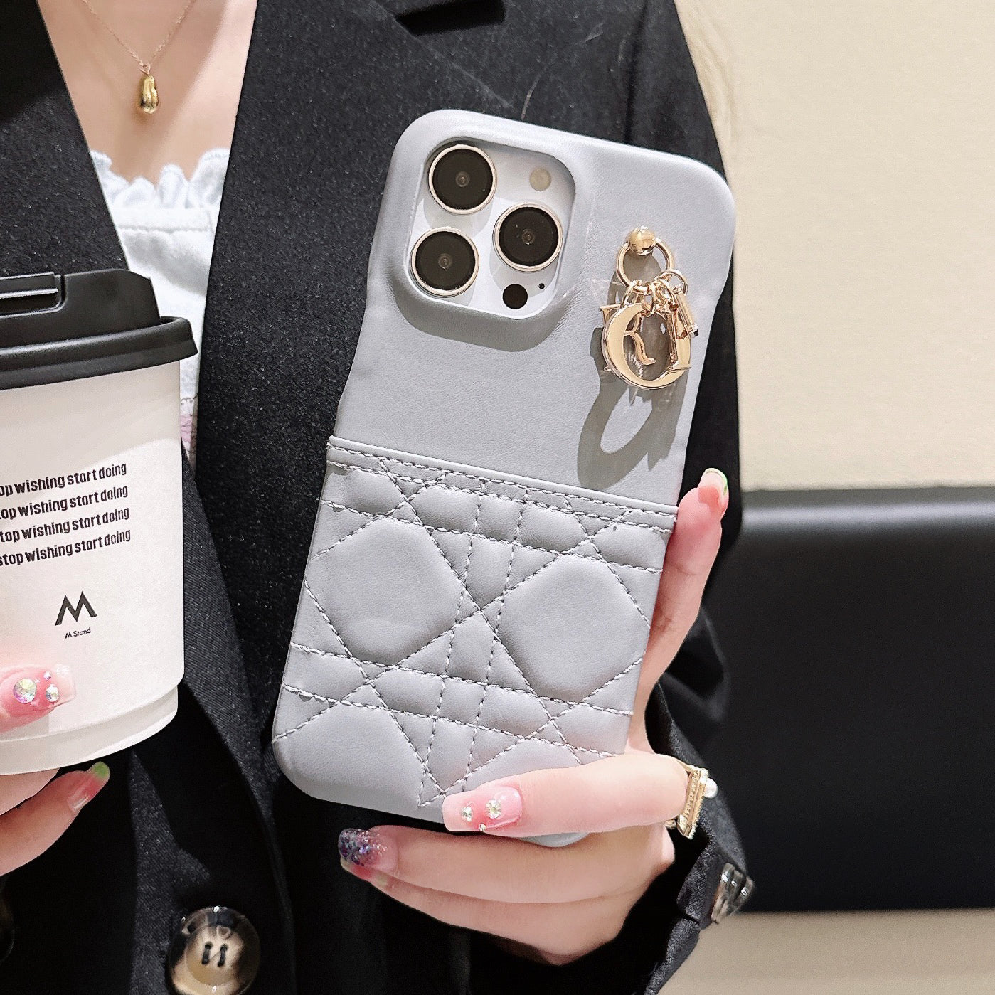 CDレザーiPhoneケース