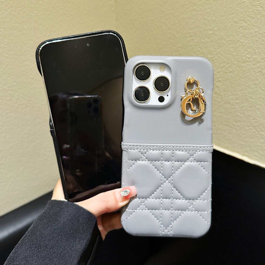 Funda de cuero para iPhone CD