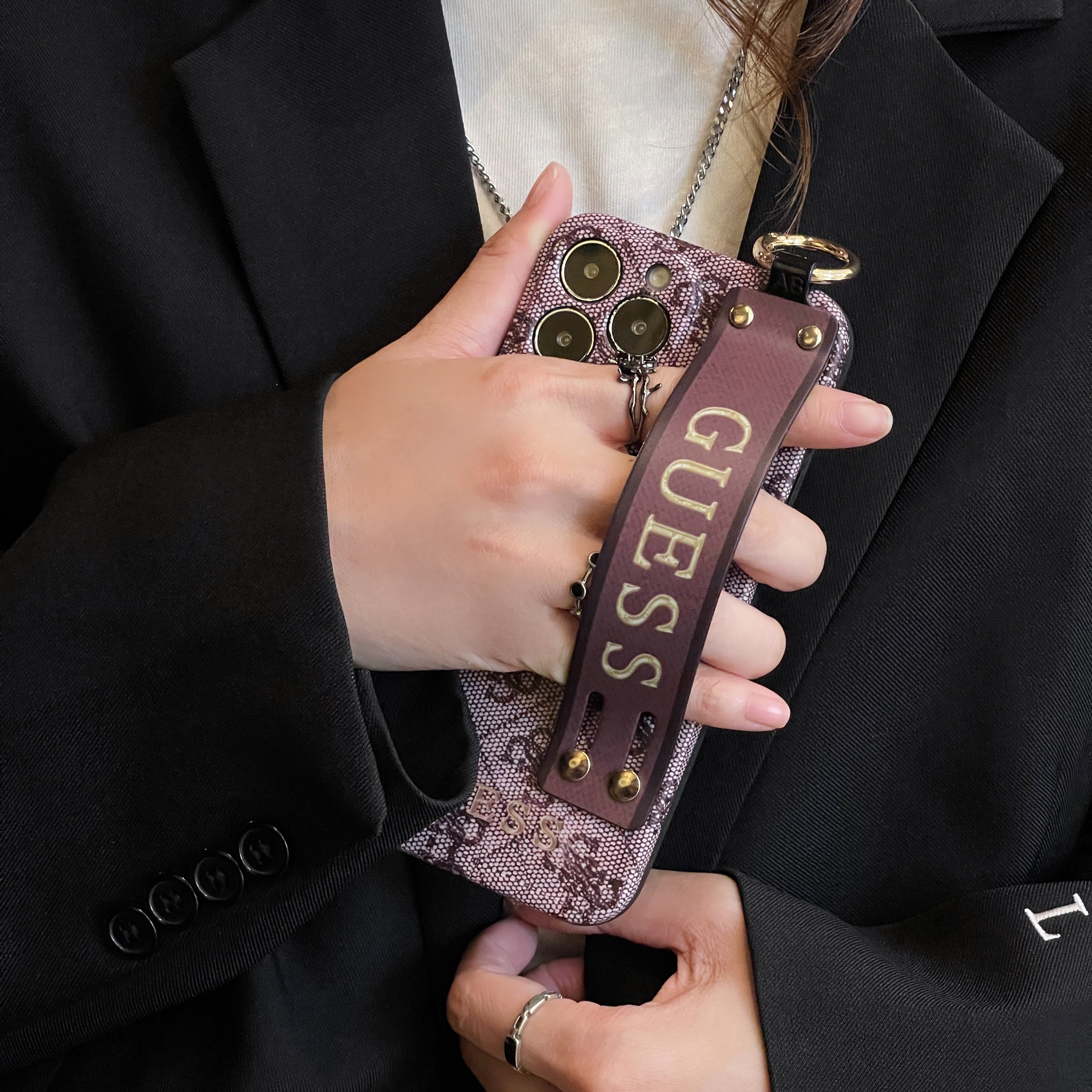 Gue 손목밴드 아이폰 케이스