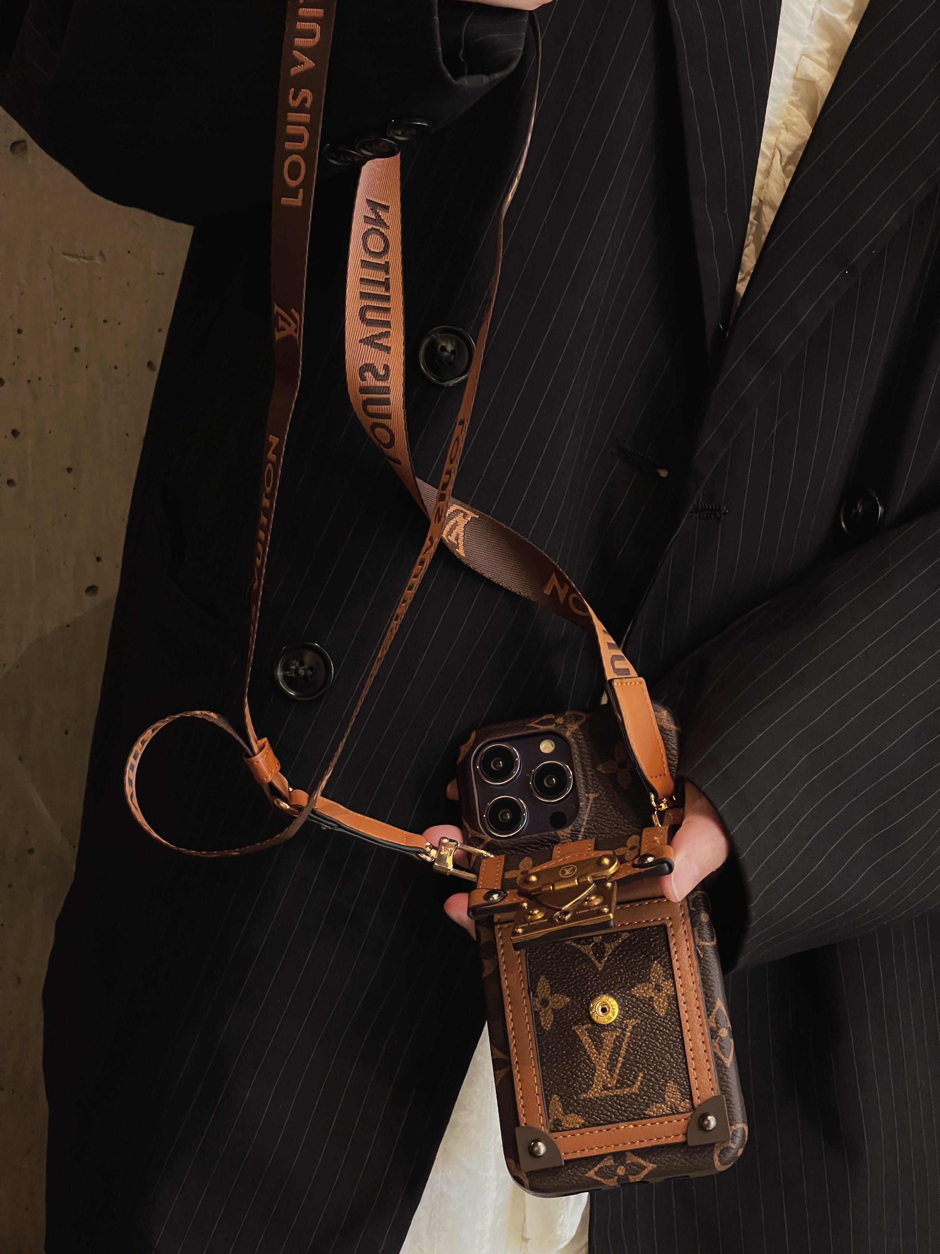 루 카드 홀더 체인 아이폰 케이스