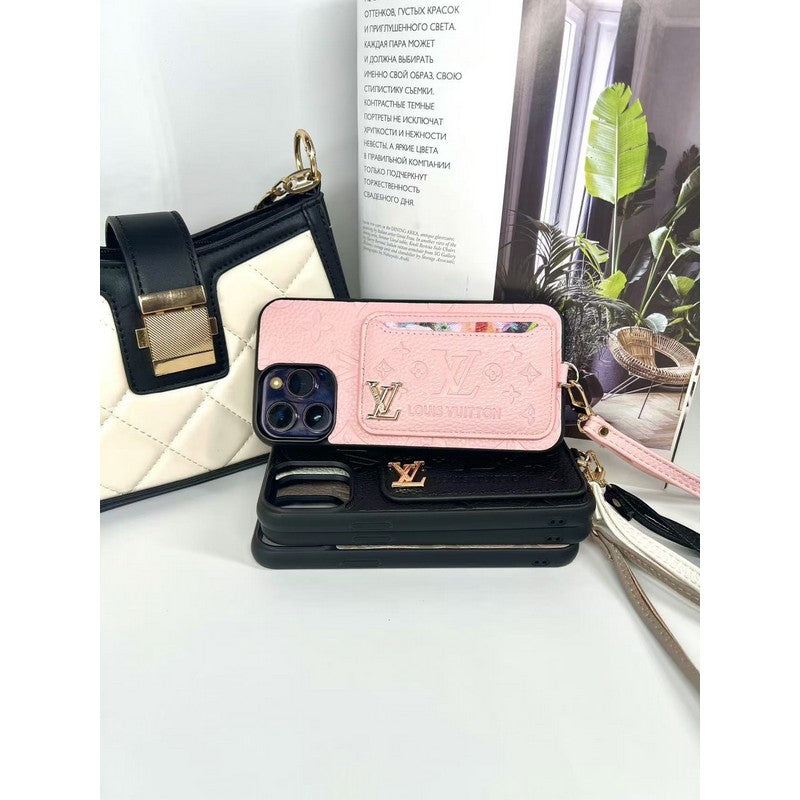 Bolso de tarjeta Lou Four Colors Funda y vinilo para iPhone