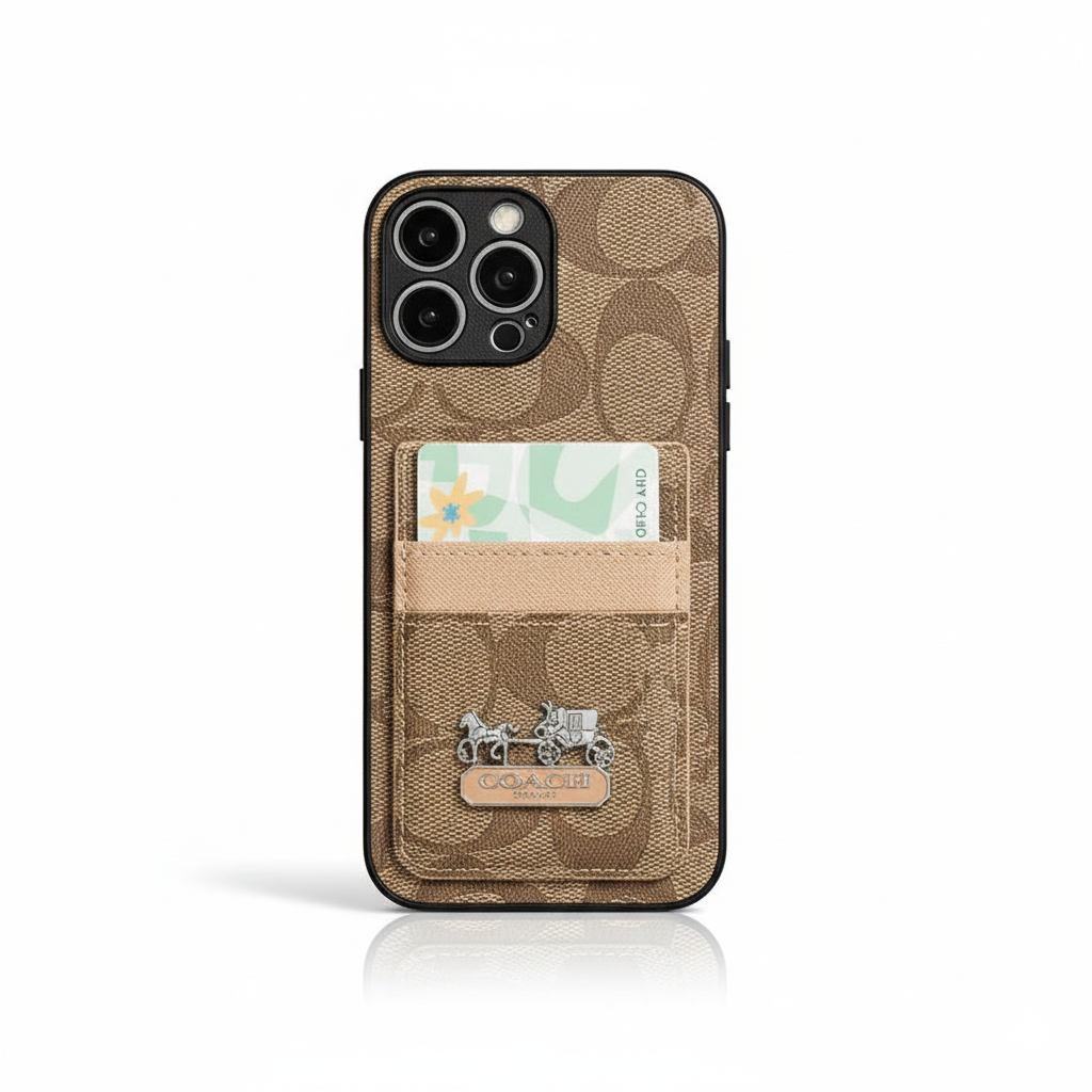 Coa Card Bag Leather iPhone Case