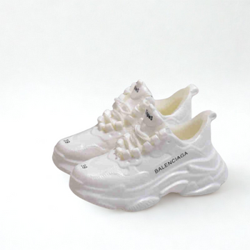 Labubu Designer Triple S Miniature Sneakers - Triple White