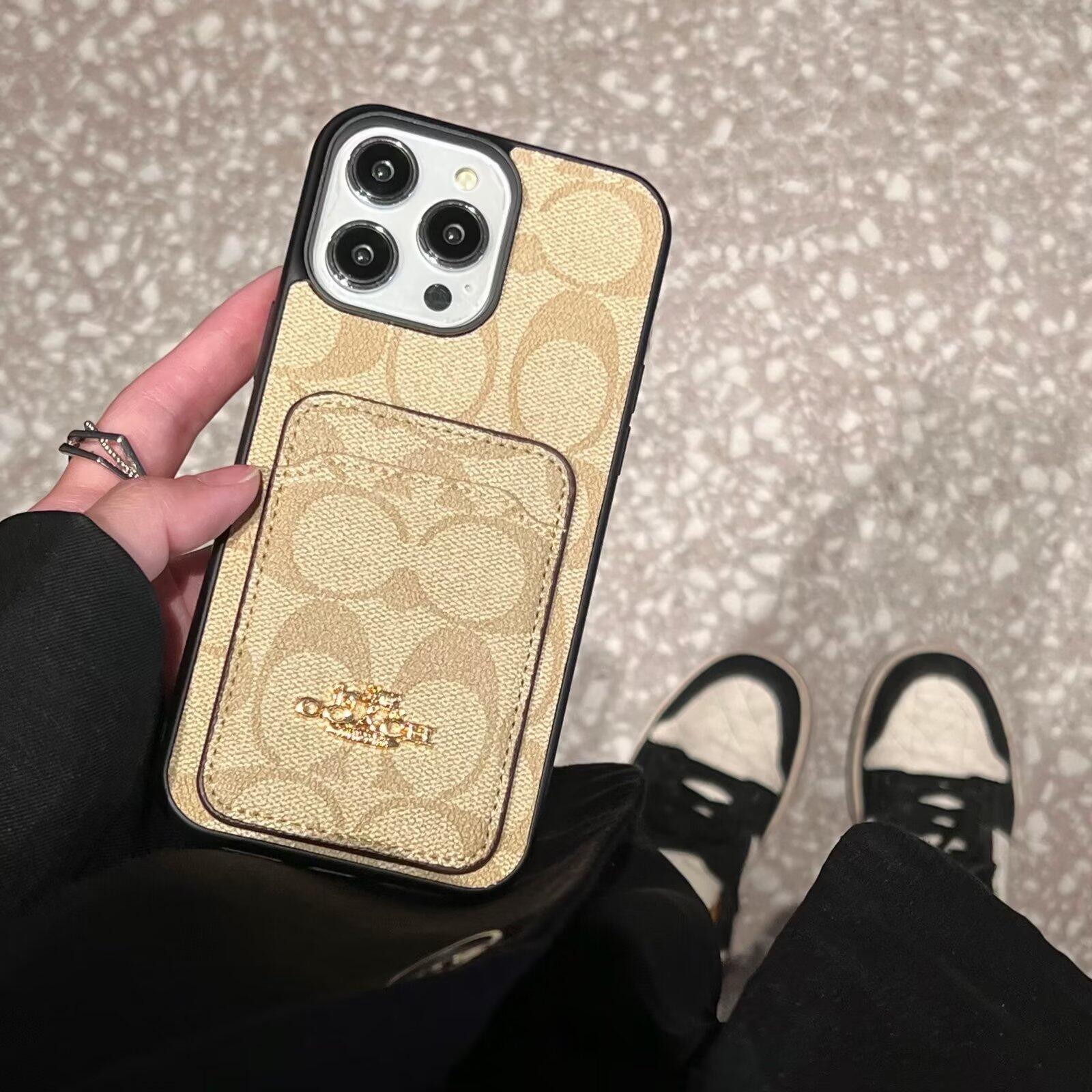 Coa 카드백 가죽 아이폰 케이스