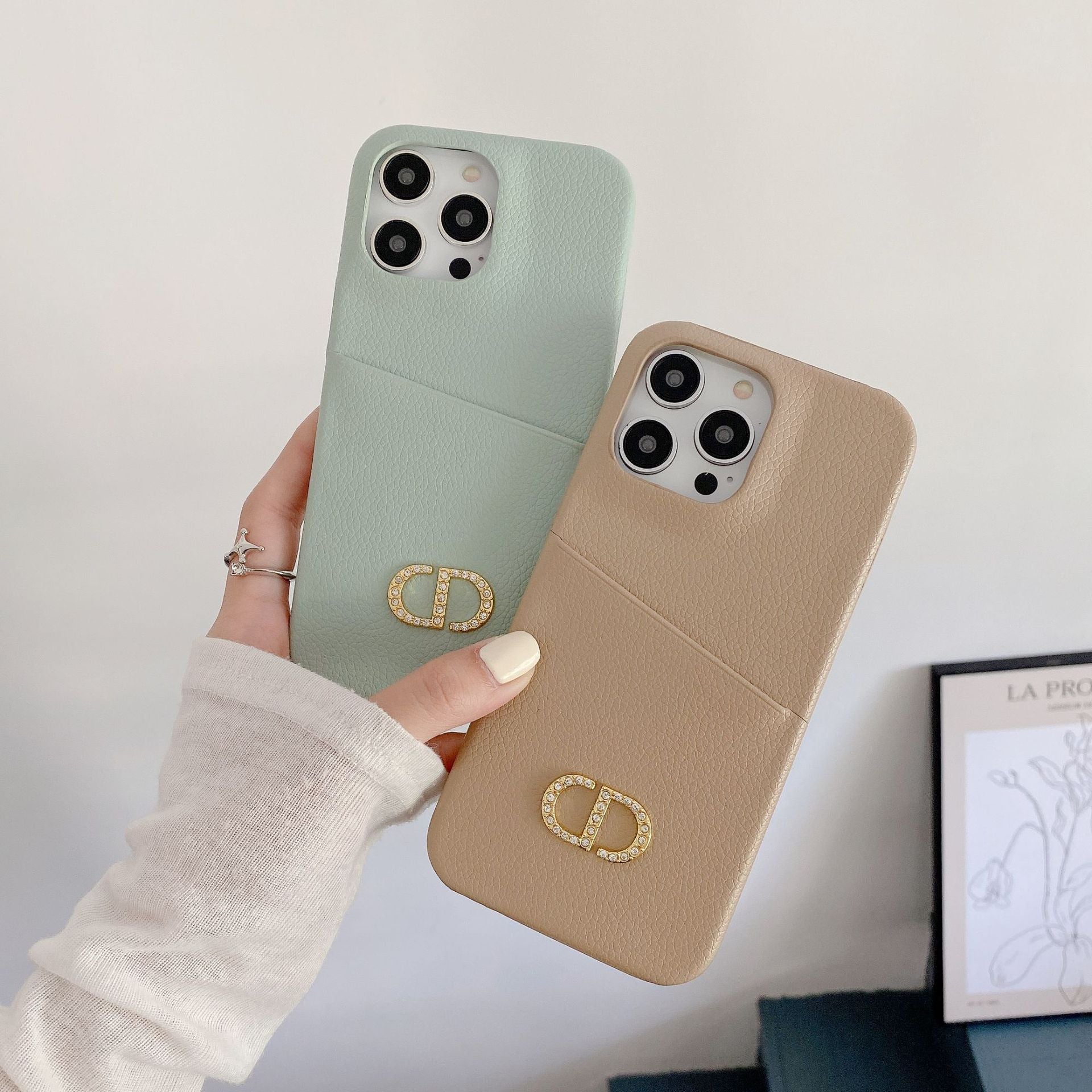 CD 가죽 아이폰 케이스