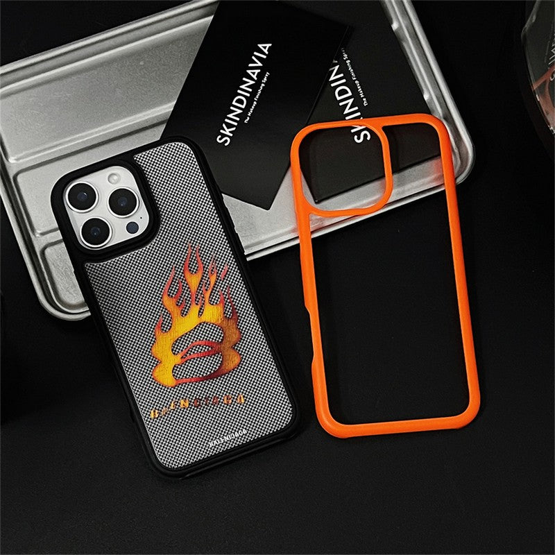 BB 옐로우 & 빨간색 아이폰 케이스