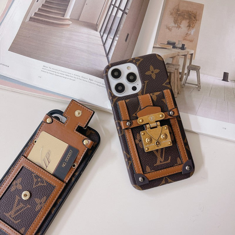 Cás iPhone Sealbhóir Cárta GG Lou