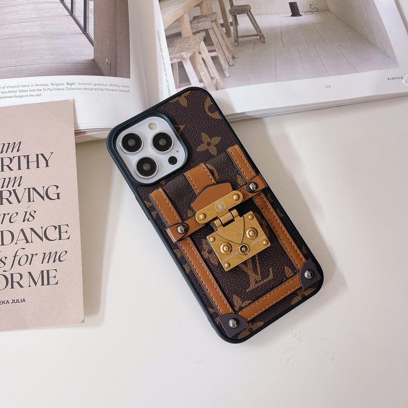 Cás iPhone Sealbhóir Cárta GG Lou