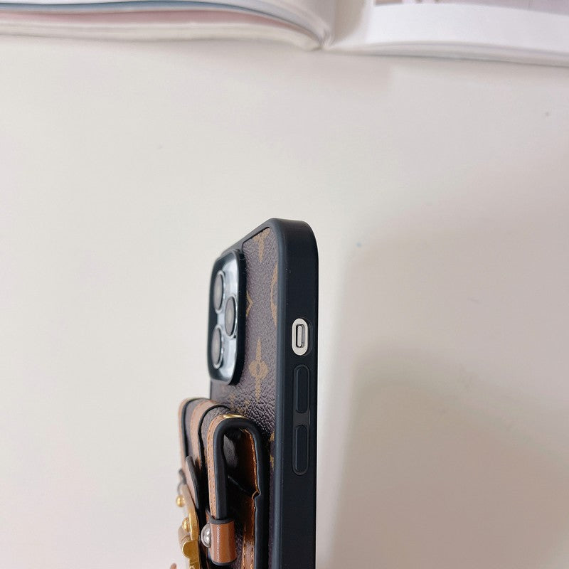 Cás iPhone Sealbhóir Cárta GG Lou