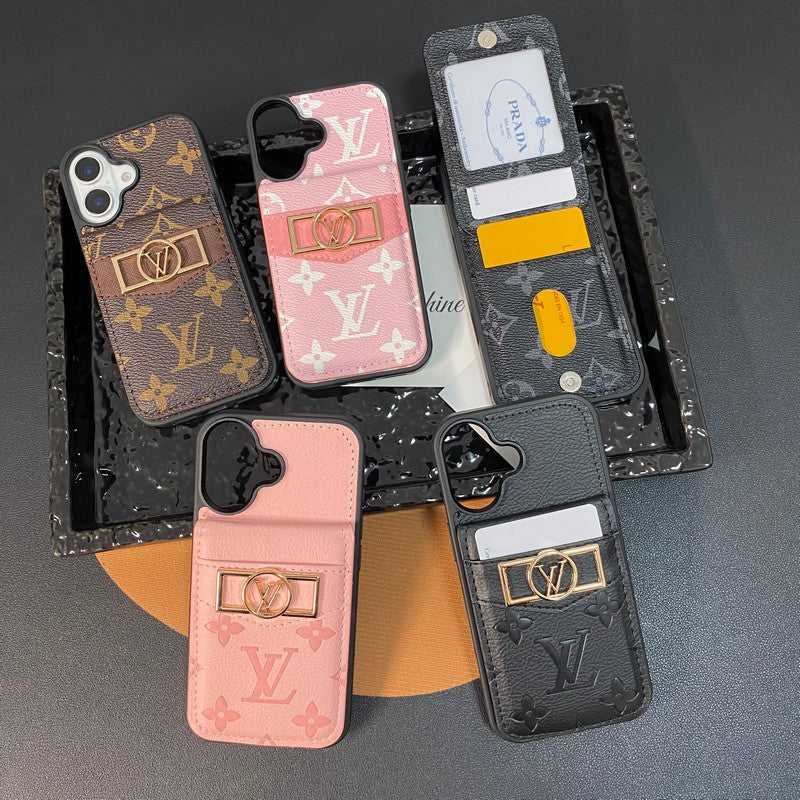 루카드백 골드 로고 아이폰 케이스