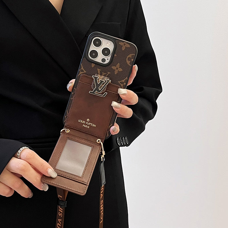 루 카드 백 체인 아이폰 케이스