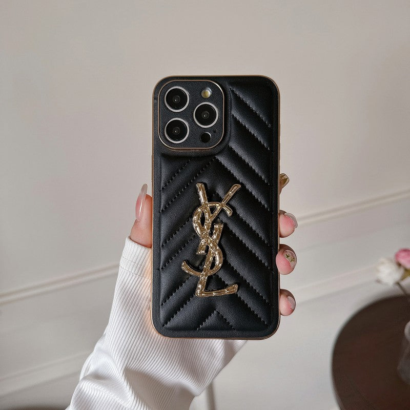 세인트 컬러 가죽 아이폰 케이스