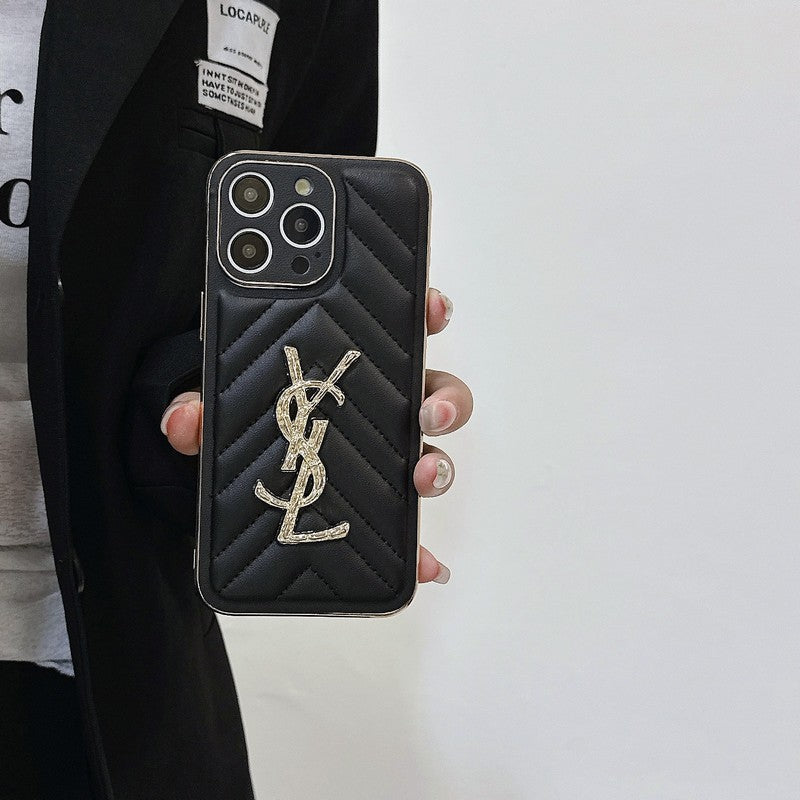 세인트 컬러 가죽 아이폰 케이스