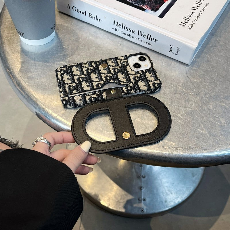 CDブラケット カードバッグ iPhoneケース