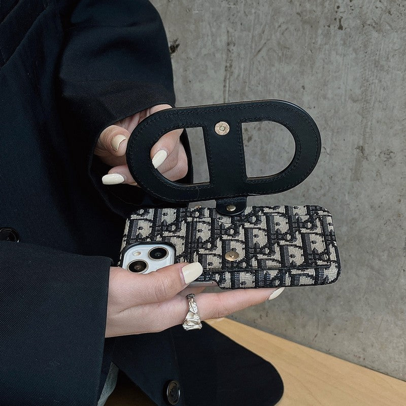 CDブラケット カードバッグ iPhoneケース