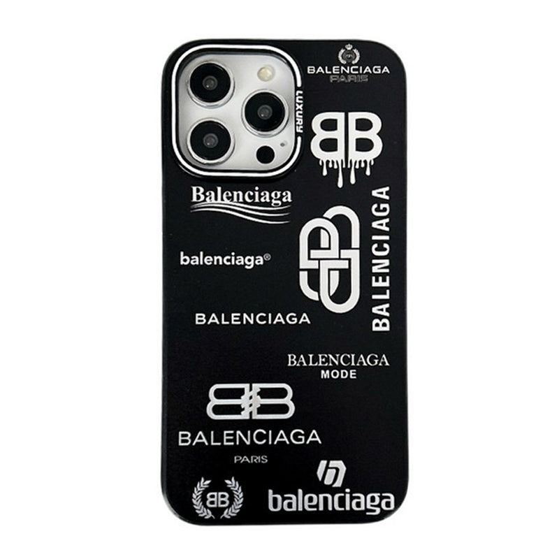 BB Nero & Custodia per iPhone argento