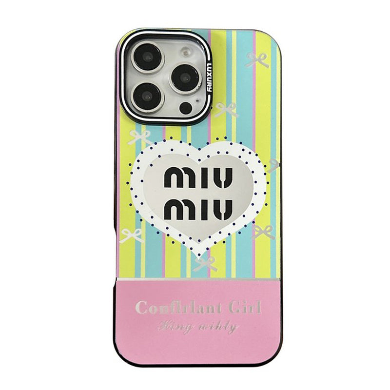 Miu Pink & Grüne iPhone-Hülle