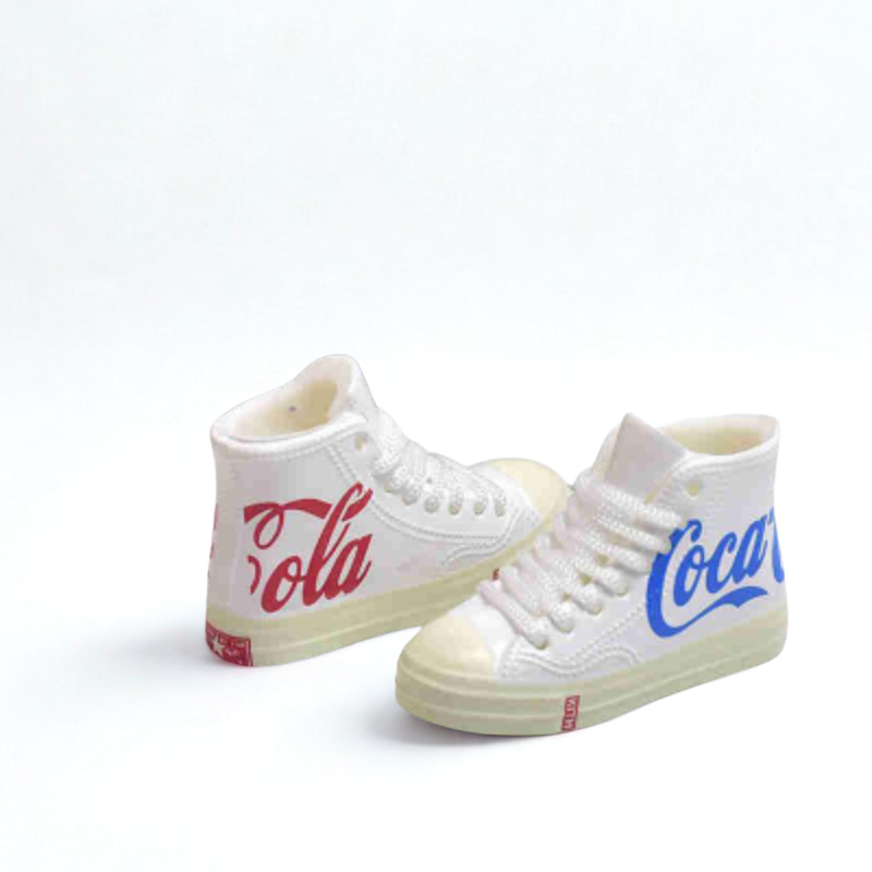 Labubu Converse x Coke Inspired Miniature High Barr Miniature Sneakers
