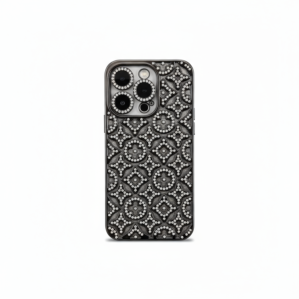 Luxury Diamond Embossed iPhone Case