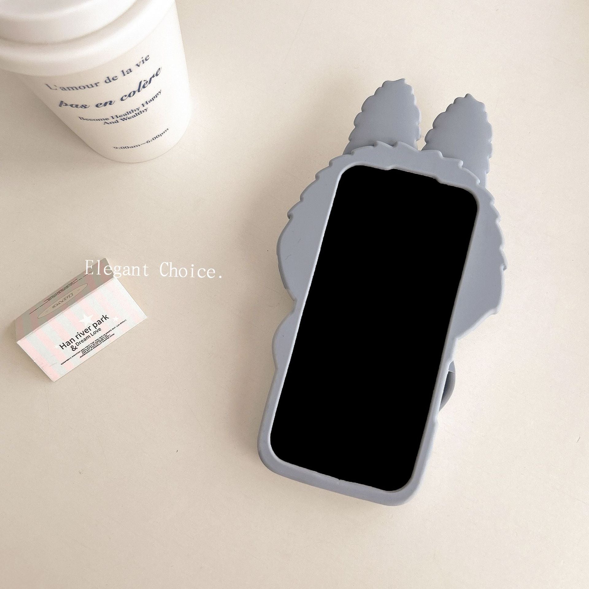 Labubu 3D Silicone Phone Case - Soft, Flexible & Adorable Cartoon Design