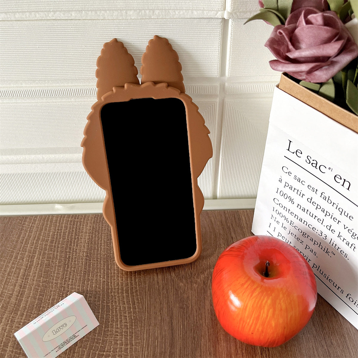 Labubu 3D Silicone Phone Case - Soft, Flexible & Adorable Cartoon Design