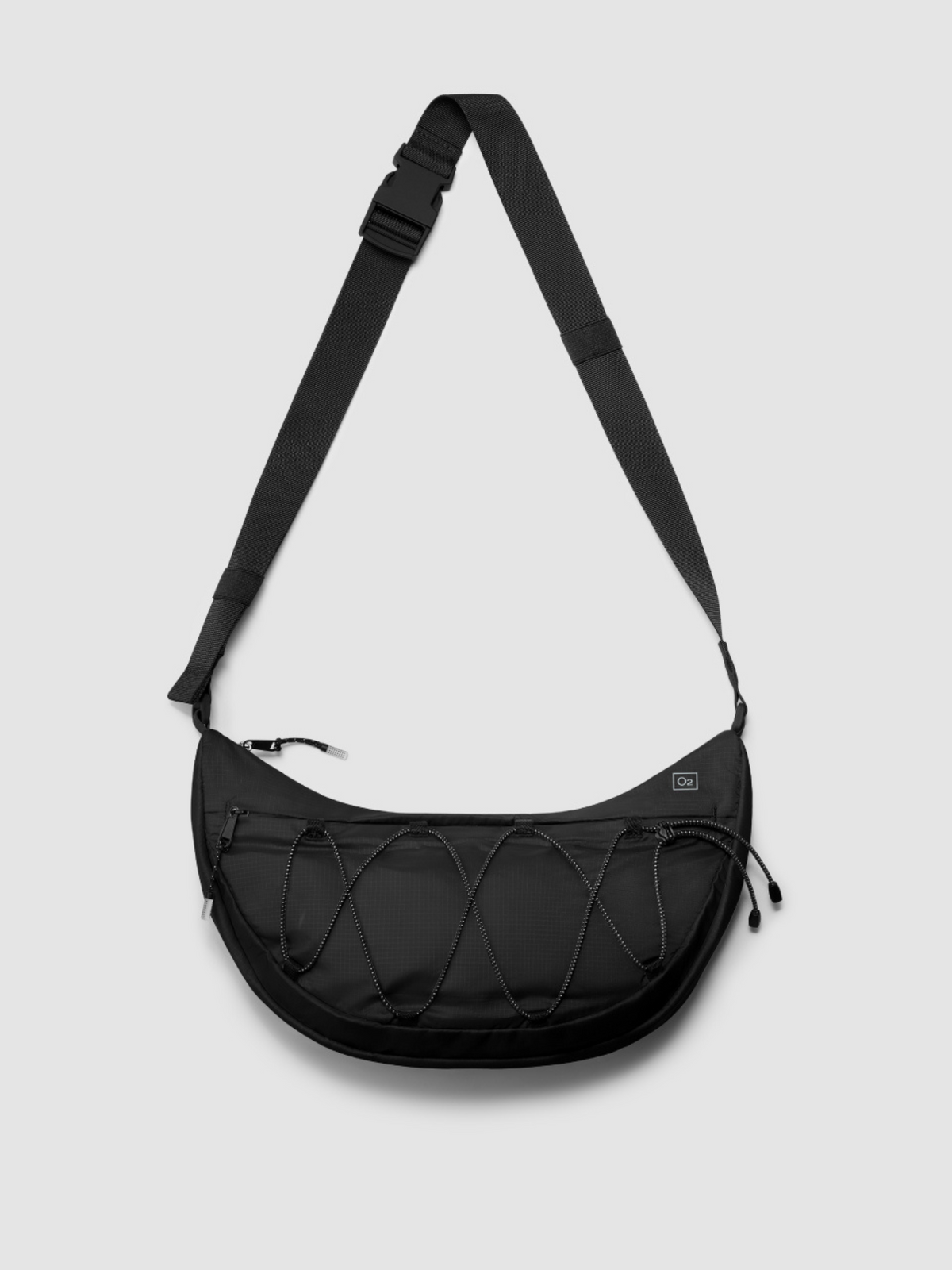 Portable Crescent Canvas Crossbody Waist Bag