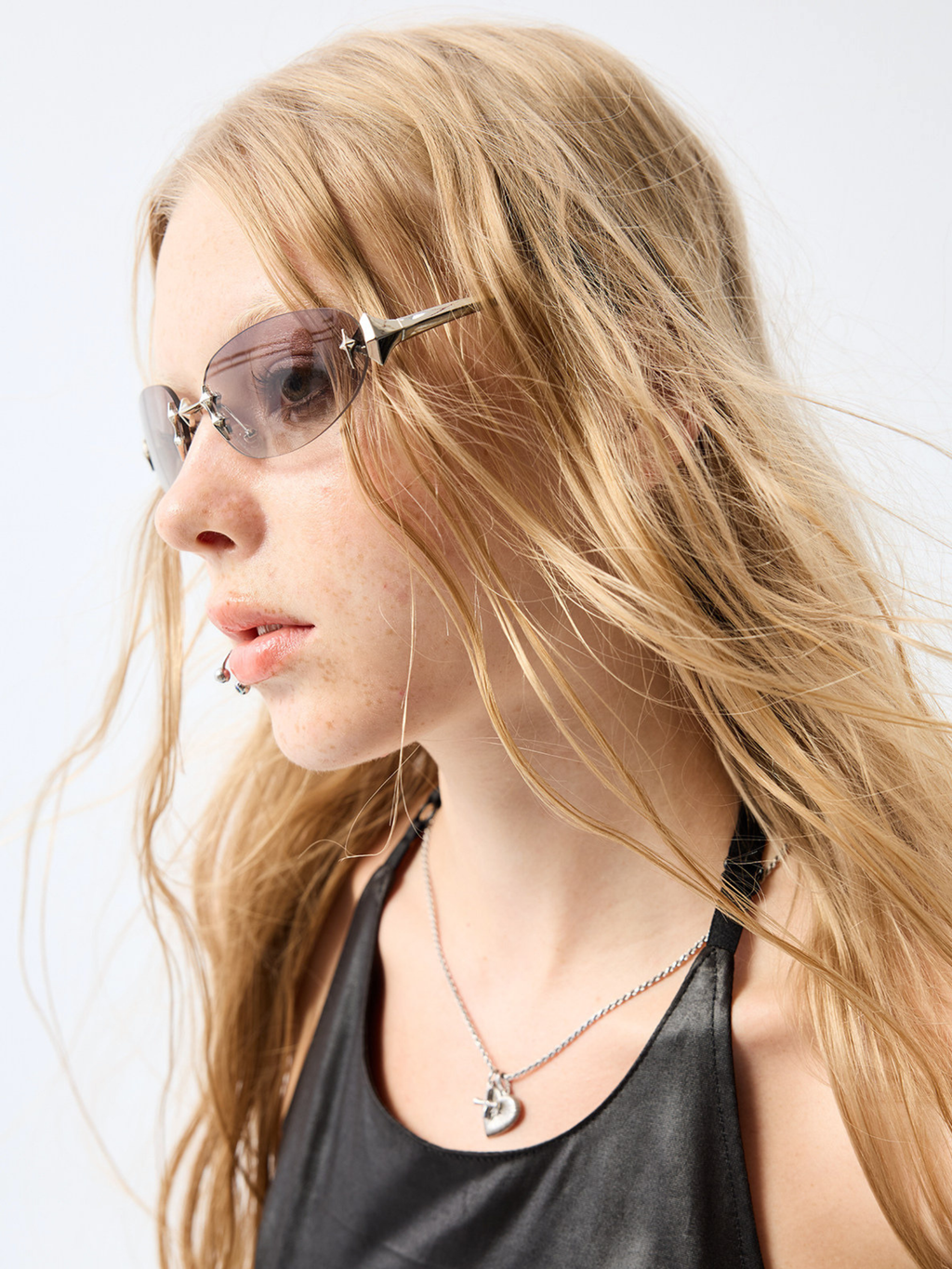 UV Protection Rimless Sunglasses