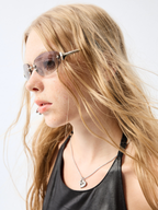 UV Protection Rimless Sunglasses