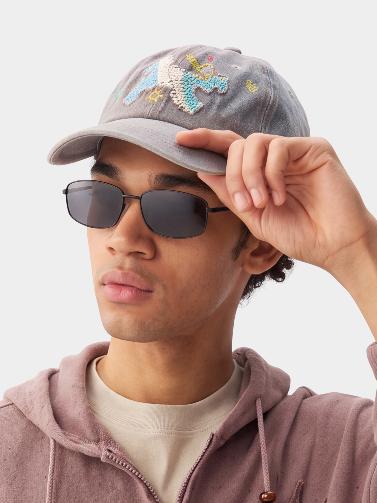 Unisex UV400 Protection Square Progressive Sunglasses