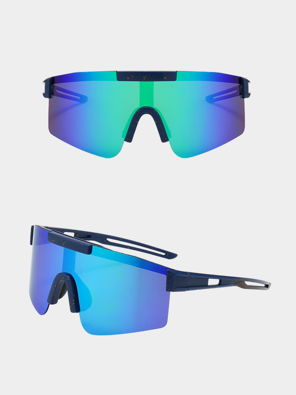Unisex UV400+ Protection Colorful Coated Polarized Sports Sunglasses