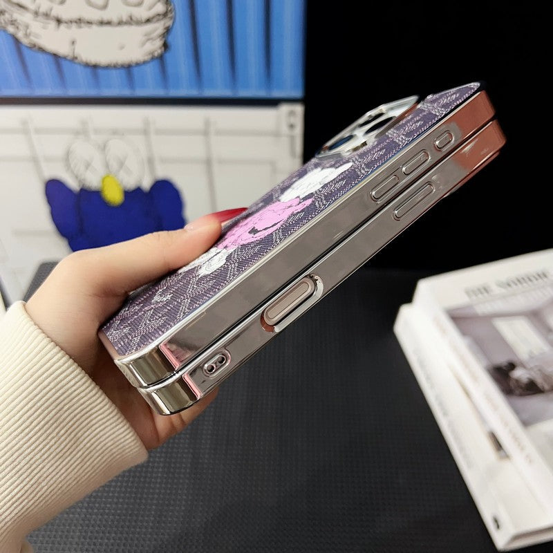 고야 x 카우 화이트 골드 아이폰 케이스