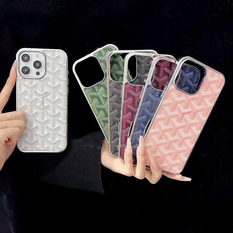 Goya 멀티 컬러 화이트 골드 iPhone 케이스