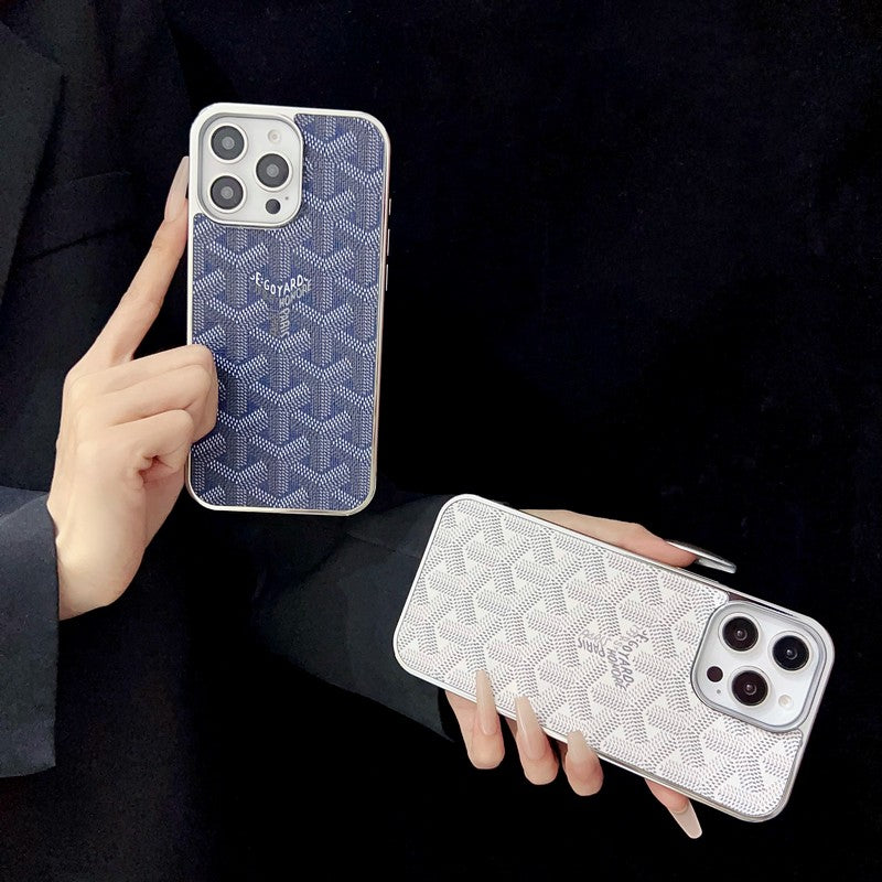 Goya 멀티 컬러 화이트 골드 iPhone 케이스