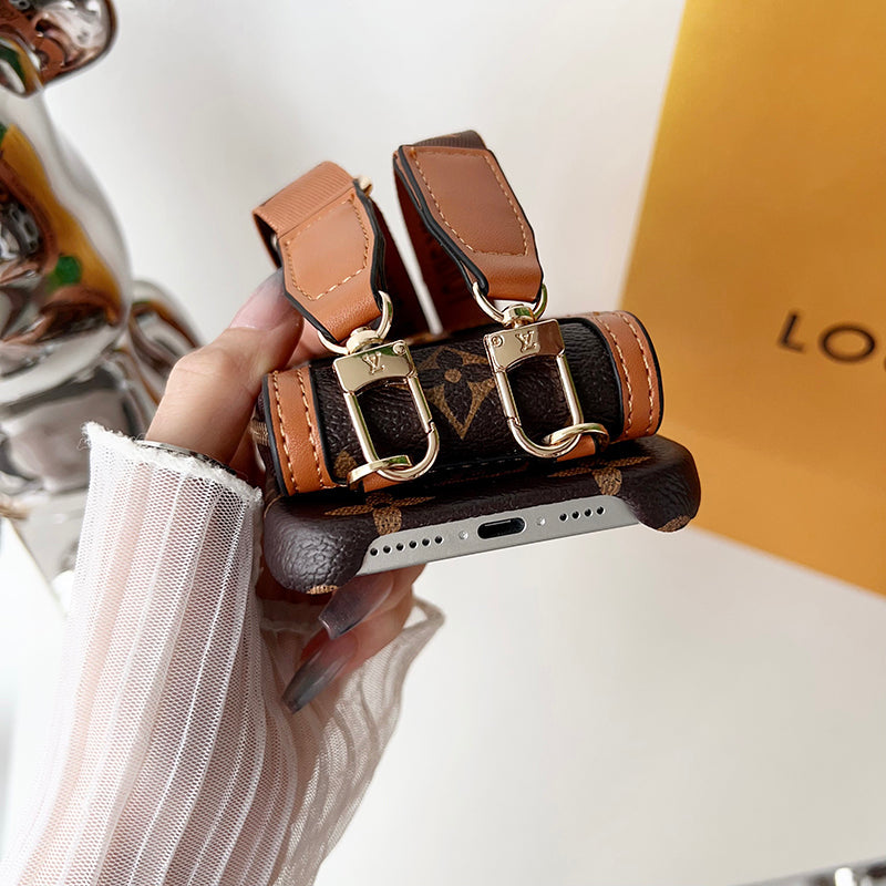 루 GG 카드 홀더 체인 아이폰 케이스