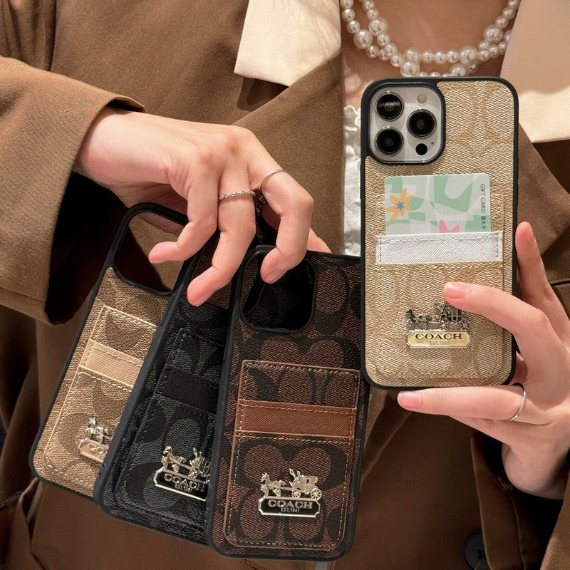 Custodia per iPhone in pelle Coa Card Bag