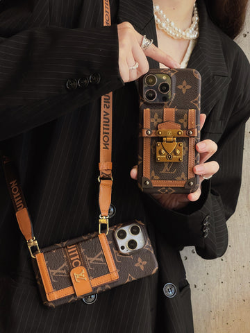 루 카드 홀더 체인 아이폰 케이스