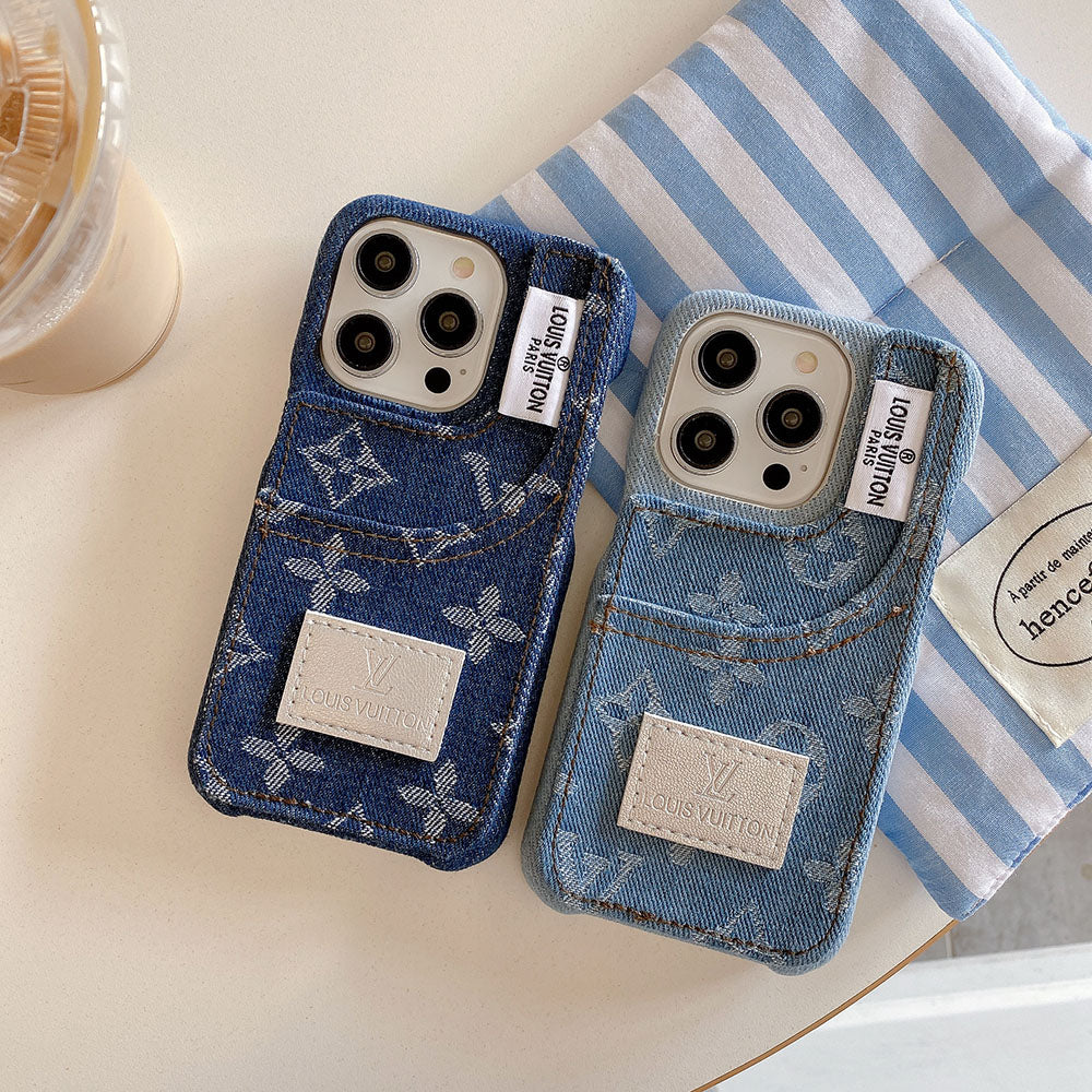 Distinctive denim fashion iPhone Case