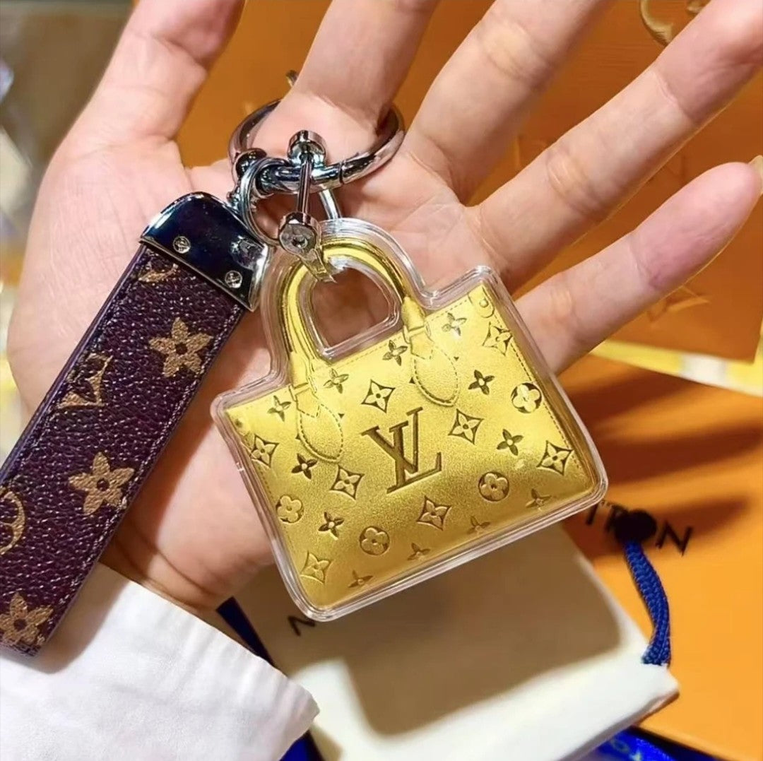 Keychain Gold Mini Bag