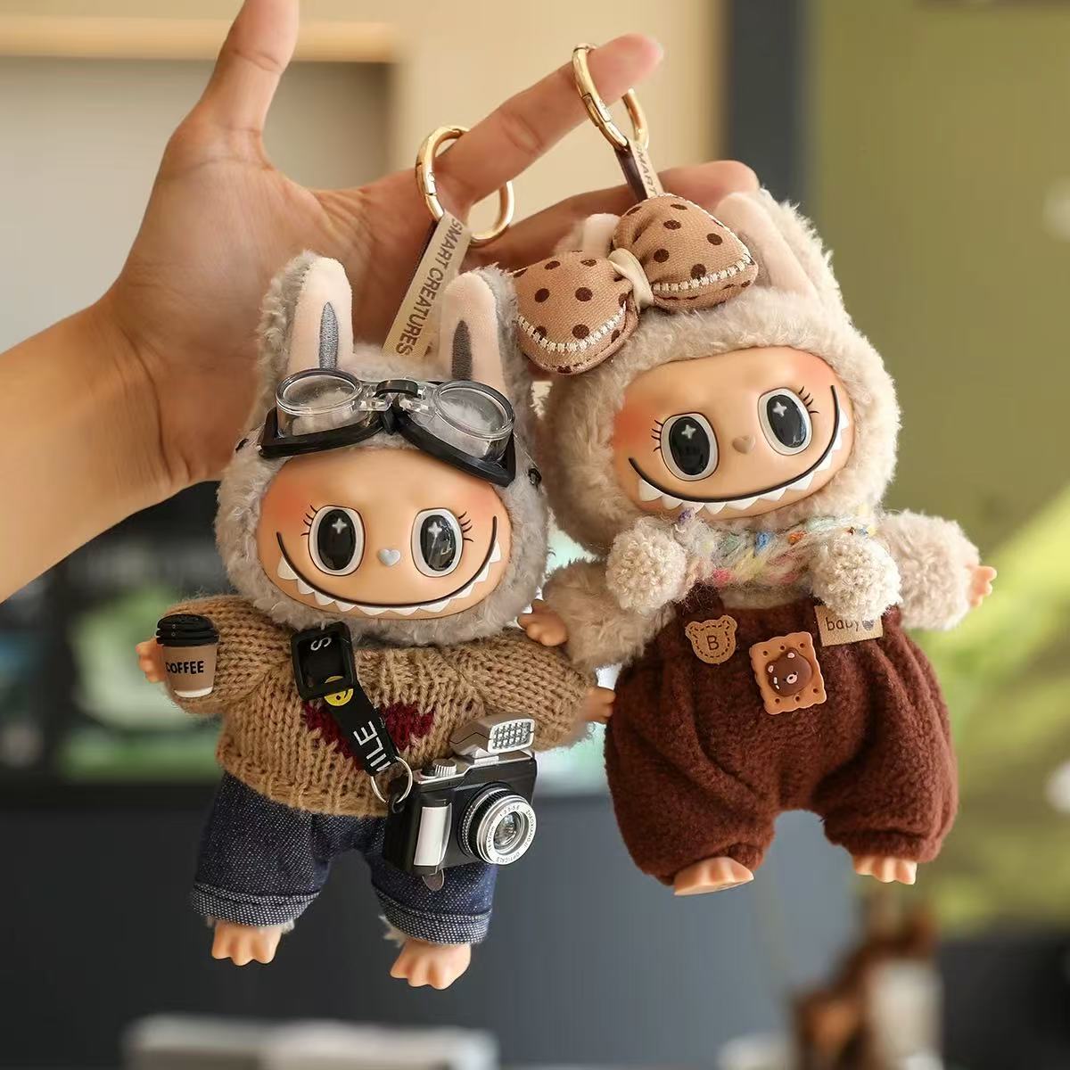 Whimsical Labubu-Inspired Doll Charm Set — Bundle Them Up!