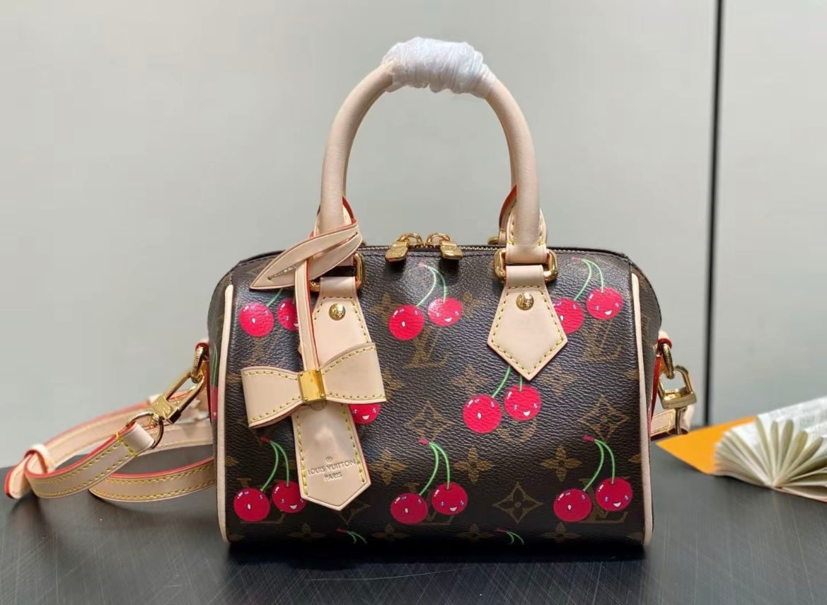 🌟 L$V Cherry Keychain: Cute + Luxury, All in One 🍒✨