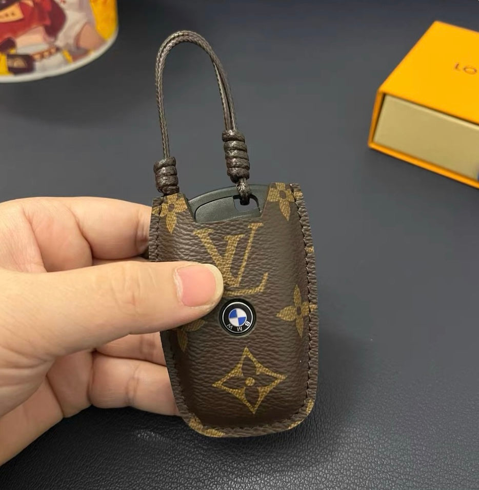Luxury Leather Smart Key Cover – Designed for Audi, BMW, Benz, Lincoln & VW 🚗✨