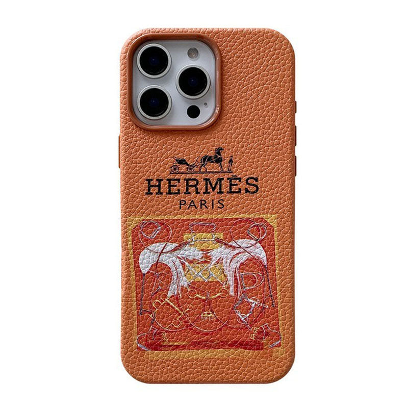 Custodia per iPhone in pelle Herm