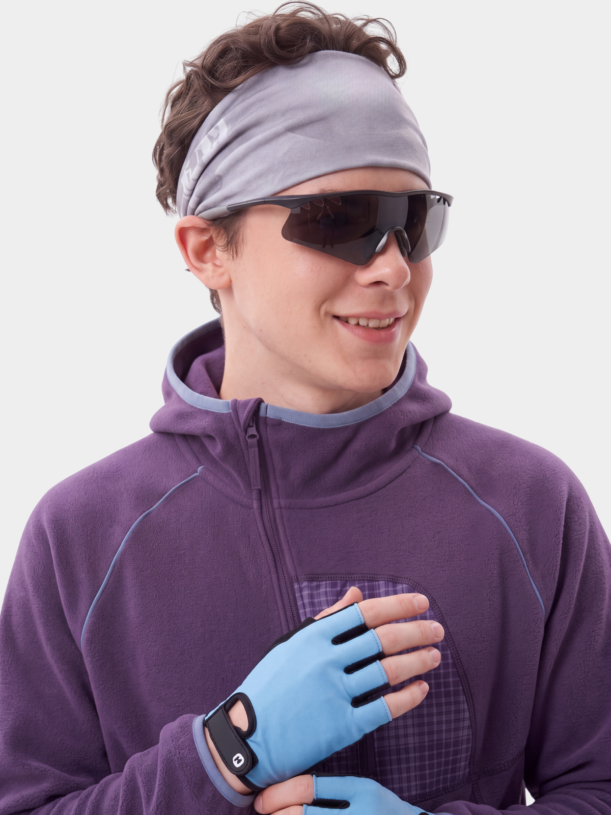 Half-Rim UV Protection Photochromic Sunglasses