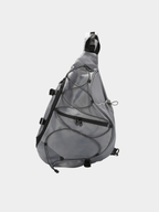 Multi-Compartment Water-Repellent Crossbody Bag