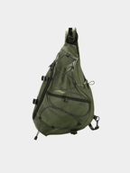 Multi-Compartment Water-Repellent Crossbody Bag